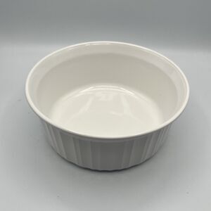 Vintage Corning Ware F-5-B French White 1.6 L Casserole Dish with No Lid